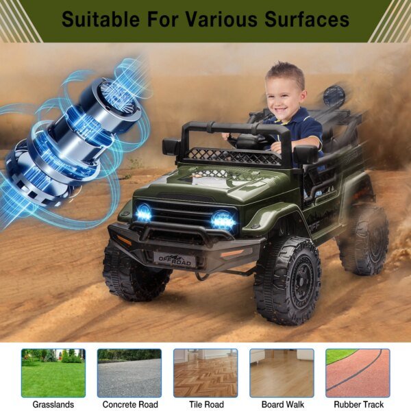 Remote Control Jeep Power Wheels