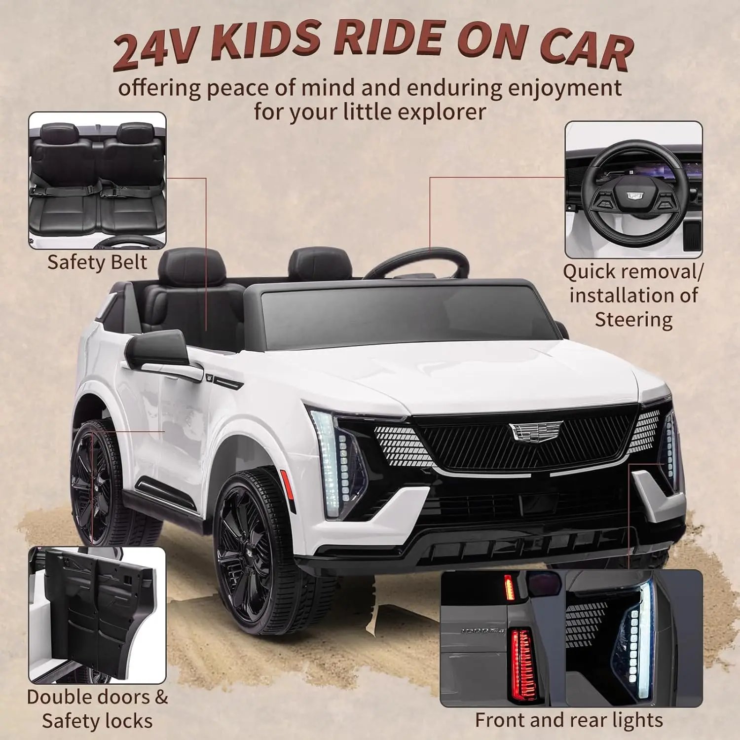 Remote Control Ride-on Kids Car
