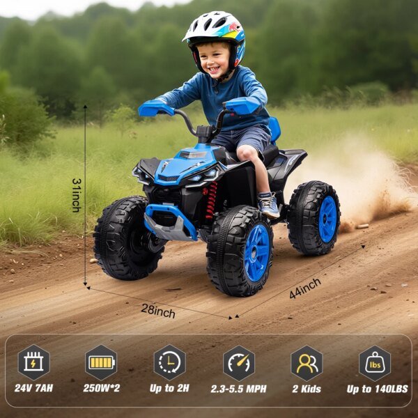 24V Power Wheels Ride-On ATV Car
